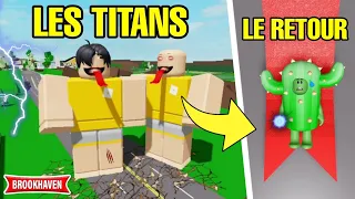 CACTUS AFFRONTE LES TITANS DE BROOKHAVEN (INCROYABLE) ! ROBLOX - BROOKHAVEN RP