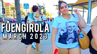 FUENGIROLA 🇪🇦 Bars & Restaurants March 2023 Evening Walk Costa del Sol Spain 4K