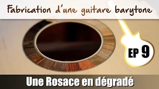 Baritone guitar build : The rosette