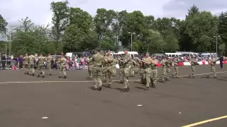 The Queen's Colour Squadron in rehearsal