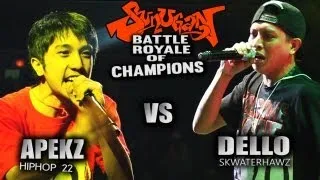 SUNUGAN BATTLE ROYALE of CHAMPIONS DELLO vs APEKZ vs RIGHTEOUS ONE