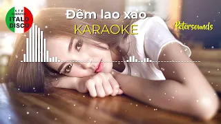 Đêm lao xao - Karaoke - Petersounds Remix - Euro Dance