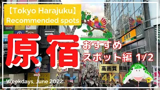 【Tokyo Harajuku】 Recommended spots 1/2   From Takeshita Dori to With Harajuku