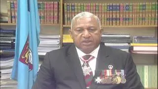 Fijian Prime Minister Voreqe Bainimarama Addresses the Nation on Troops leaving for Golan Heights