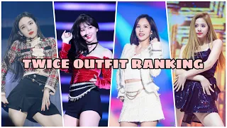 twice outfit ranking on stage (my opinion)