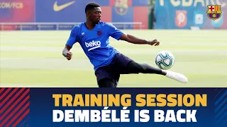 TRAINING SESSION | Dembélé is back ahead of LaLiga match against Villarreal