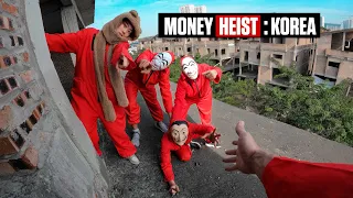 MONEY HEIST vs MONEY HEIST KOREA 1.7 (Epic Parkour POV)