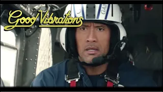San Andreas earthquake scene, but it is perfectly synced with Good Vibrations