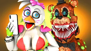 КОШМАРНЫЙ ФНАФ vs ГЛЭМРОК - Перчатка Бесконечности Челлендж [Ной FNAF 3D SFM Твистед Анимация]