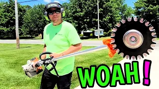 THE NEW STIHL ROTARY SCISSORS | A TRIMMER AND EDGER COMBO!
