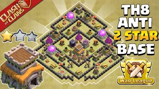 Town hall 8(Th8) War Base | Town hall 8(Th8) Farming/Trophy/War Base | Coc Th8 Base (Link) 2023