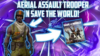 How to unlock *AERIAL ASSAULT TROOPER* in Fortnite: Save The World! | GarzoYT