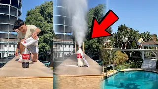 He fell off the bridge! *COKE EXPLOSION* 😱 - #Shorts