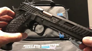 The unboxing of my STI John Wick 3 Taran Tactical Combat Master 2011 9mm.  The best of my collection