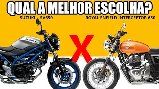 Suzuki SV650 ou Royal Enfield Interceptor 650?