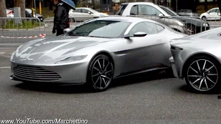 Aston Martin DB10 - Filming James Bond 007 Spectre Movie