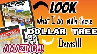 LOOK what I do with these DOLLAR TREE Items | AMAZING Dollar Tree DIY