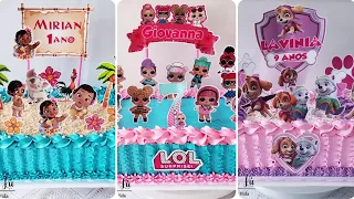 Meus Bolos Decorados - Retangular, Infantil Feminino.