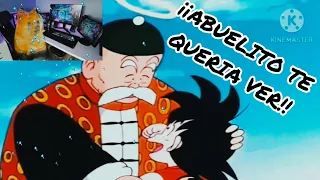 Goku se reencuentra con su abuelito [Reaccion]#parati #dragonball #cheems