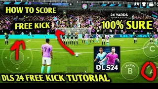 HOW TO SCORE FREEKICK ON DREAM LEAGUE SOCCER 23 - TUTORIAL- DLS 24