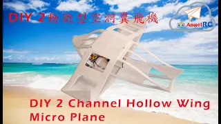 如何製作雙發動力微型空心翼遙控飛機 How To Make Twin Motor RC Hollow Wing Micro Plane