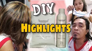 DIY HAIR HIGHLIGHTS USING HIGHLIGHTING CAP