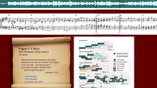 The Well-Tempered Clavier, Book II: Fugue in E Major, BWV 878 - Animated Score and Analysis