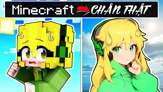 NẾU NHƯ MEL TRỞ NÊN SIÊU CHÂN THẬT TRONG THẾ GIỚI MINECRAFT