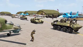 Russians Are In Shock! Ukrainian Soldiers Attacked The Russian Military Airfield In Donetsk-ARMA 3