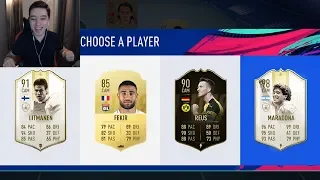 DRAFT CU MARADONA 98 ICON MOMENTS !!! FIFA 19 ROMANIA !!!