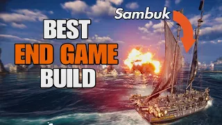 Skull and Bones best ship | Sambuk | end game build | best long range status build | best weapons