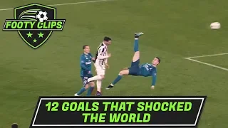 12 Goals That Shocked The World - Bizarre Soccer goals - Crazy Football Goals