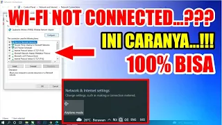4 Cara Mengatasi WIFI Not Connected Pada Windows 7 8 10 | Part 2