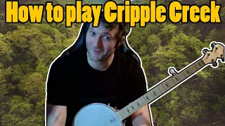 How to Play Cripple Creek For Absolute Beginners (Clawhammer Banjo)