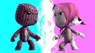 LittleBigPlanet 3 - Sackboy vs Sackgirl - Battle of the Fates! - Epic Fight Animation | EpicLBPTime