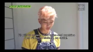 [ENG SUB] Rapmonster BTS self interview (S.G. 2016)