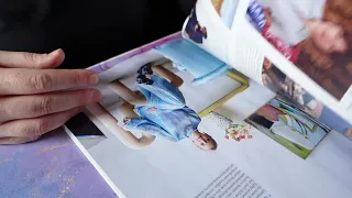 Magazine flip through, page turning ASMR no talking