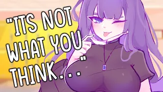 Finding The Popular Girl Wearing Your Hoodie!💜[This Isn't What It Looks Like] [Wholesome RP] [F4A]