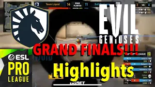 Team Liquid vs Evil Geniuses ESL Pro League Grand Final Highlights | CSGO