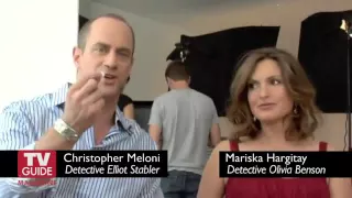 Mariska Hargitay/Chris Meloni. TV Guide photo shoot