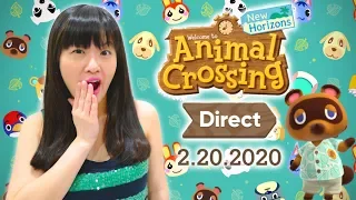 Animal Crossing: New Horizons Direct 2.20.2020 REACTION