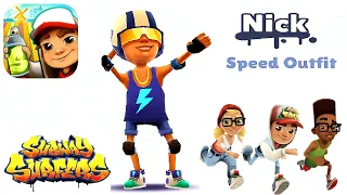 SUBWAY SURFERS Nick Speed Outfit gameplay walkthrough - android / iOs