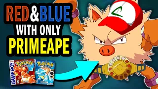 How Fast Can You Beat Pokemon Blue With Just A Primeape??