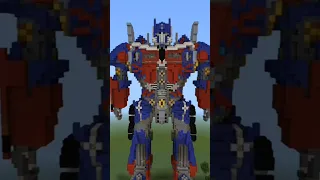 MİNECRAFT TRANSFORMERS OPTİMUS PRİME