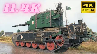 FV4005 Stage II 11,4 тыс. урона 5 фрагов World of Tanks,WoT