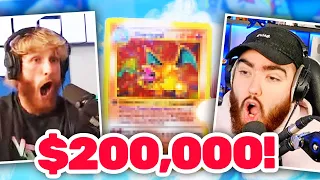 Logan Paul Opens my $200,000 Pokémon Booster Pack