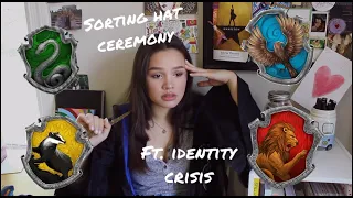 harry potter sorting quiz ft. identity crisis // wizarding world app!