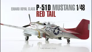 Red Tail Mustang - Eduard Royal Class P-51D animated