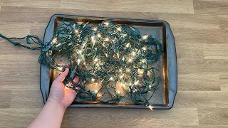 Turn Walmart string lights into JAW DROPPING new home decor!