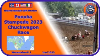 Ponoka Stampede 2023 Chuckwagon Race